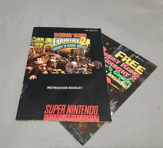 Manual e Panfleto Original - Donkey Kong 2