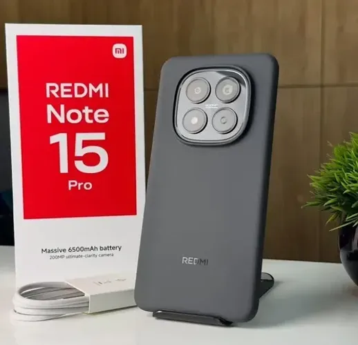 Redmi Note 15 Pro 4G 256GB | 8GB RAM | NFC Cor: Preto GLOBAL