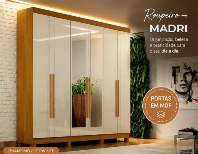Guarda roupa casal crediário