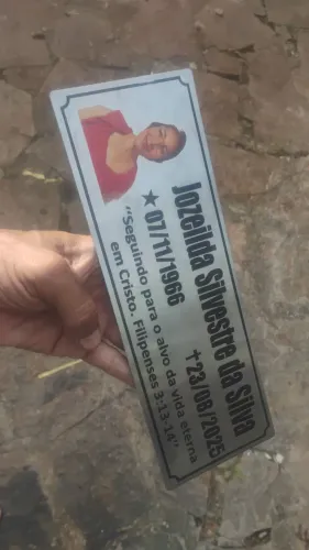 Placa para Túmulo 