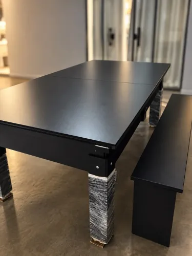 MESA DE SINUCA PROFISSIONAL EM ARDÓSIA + 2 BANCOS + KIT COMPLETO