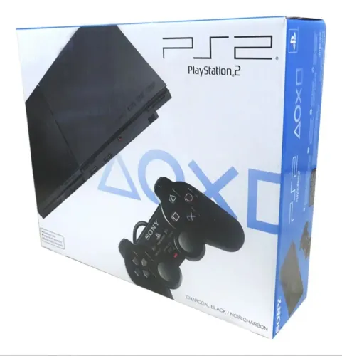 Playstation 2 Desbloqueado console + 2 controles + 2 memory cards