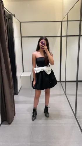 Vestido Zara Balonê Preto