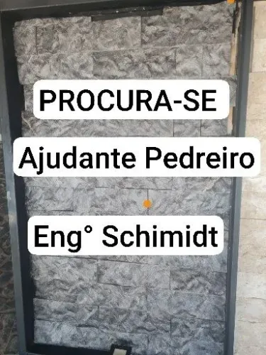 Procura-se Ajudante Pedreiro