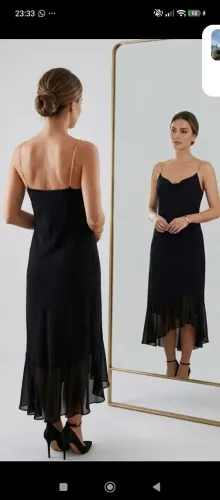 Vestido MIDI preto 