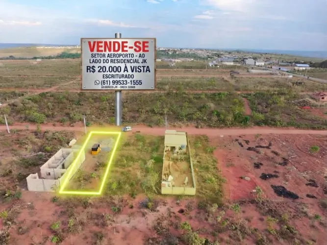 Lote em Alexânia GO 100% legalizado. Escritura e registro. Setor aeroporto