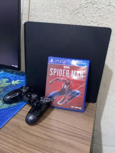 Sony PlayStation 4 Slim 500GB + 1 Controle + Marvel's Spider Man - ENVIO SOMENTE REGIÃO