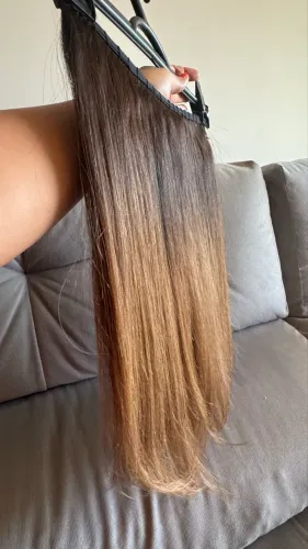 CABELO HUMANO BRASILEIRO EM TELA - 55 CM