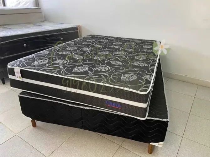 CAMA BOX CASAL MOLAS ENSACADAS DISPONÍVEL À PRONTA-ENTREGA
