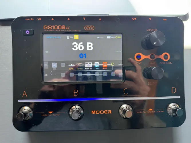 Pedaleira Mooer GS1000 Li