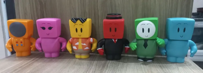 6 Bonecos Colecionáveis Turma do Problems youtuber