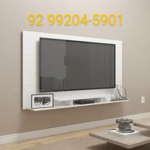 Painel de tv branco 100% MDF