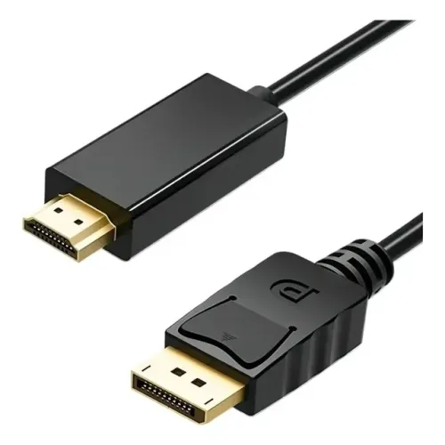 Cabo Displayport Para Hdmi 1,5m - DP X HDMI 4K Tomate Mhd-4033 - Loja Coimbra Entregamos