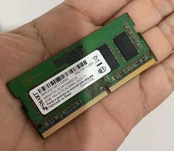 Memória ram 4gb DDR4 notebook