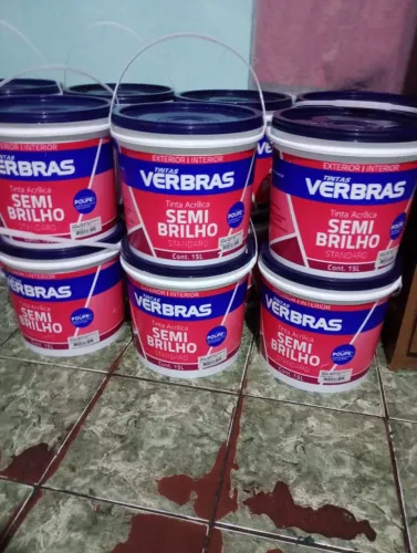 Tinta semi brilho branco neve 