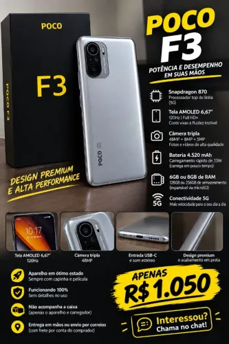 Poco f3 - Semi novo
