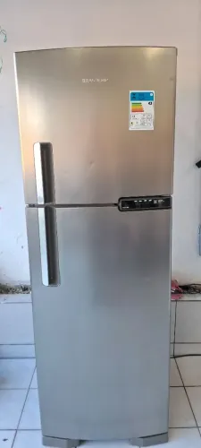 Geladeira Brastemp dúplex frost free inox 127v linda Entrego 