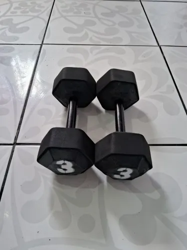 Par de Halteres de concreto 3 kg