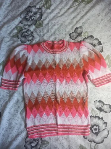 Desapego blusa feminina tricô rosa