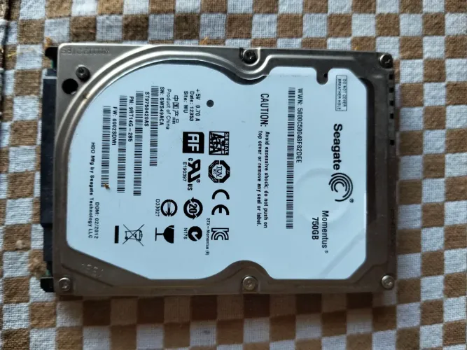 HD Seagate Momentus 750GB 2.5" Notebook SATA Saúde 100% Testado