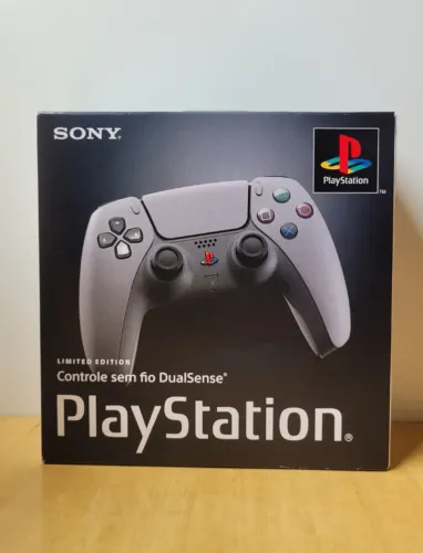 Controle PS5 Dual Sense Edição de 30 Anos