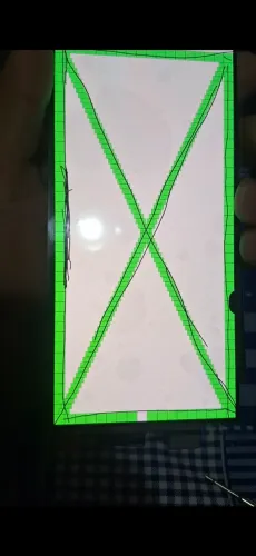 Tela s24 ultra somente a tela ,funciona perfeitamente sem aro ou com aro a sua escolha