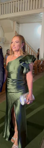 Vestido verde oliva