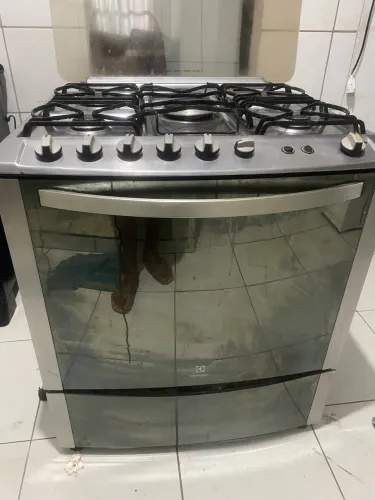 Fogão 5 boca Electrolux cinza 