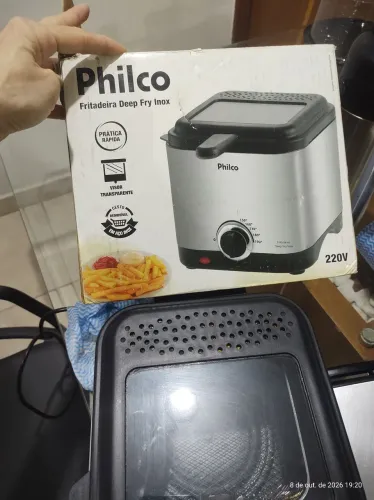 Fritadeira elétrica Philco inox