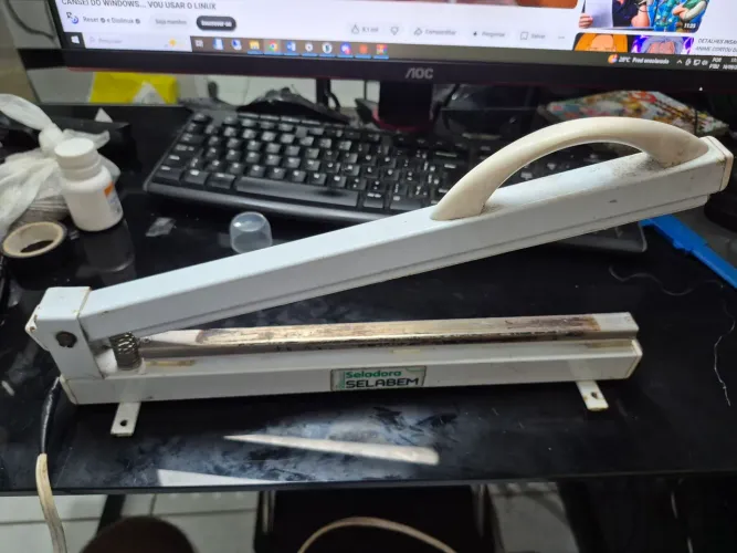 Seladora selabem dentista médico envelope papel plastico grau cirurgico