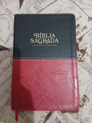 Biblia almeida edição contemporânea letra gigante luxo tamanho maior