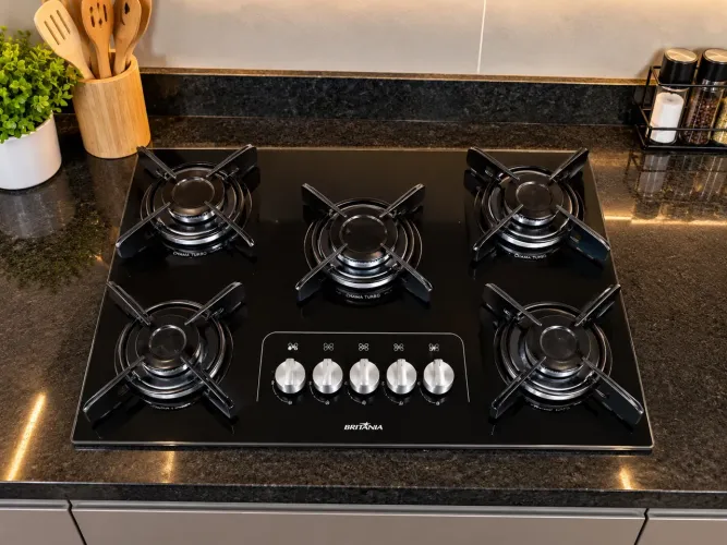 Cooktop Britânia 5 bocas