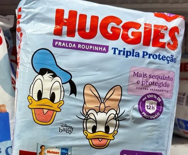 FRALDA ROUPINHA HUGGIES - Tripla Proteção