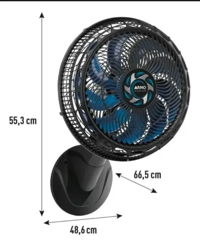 Ventilador parede Arno Turbo 40CM 