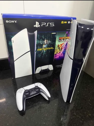 Ps5 slim mídia digital 1 TB + 1 jogo