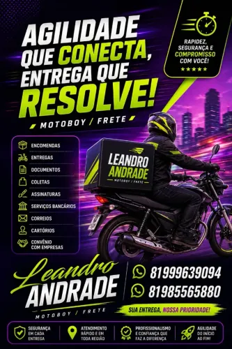 Motoboy entregas e retiradas