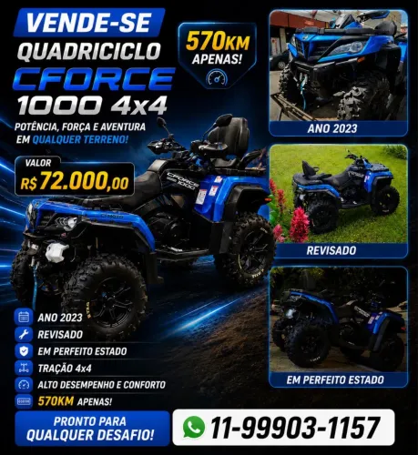 Quadriciclo Cforce 1000 4x4