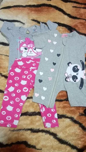 Conjunto infantil + macaquinho 
