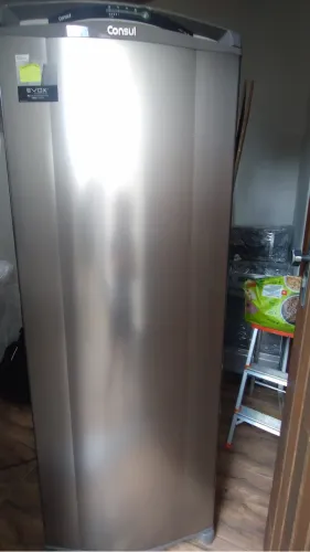 Geladeira Frost Free 337L com Espaço Extra Frio Inox Consul - EVOX
