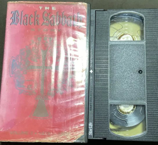 Fita VHS black sabbath fita bem rara