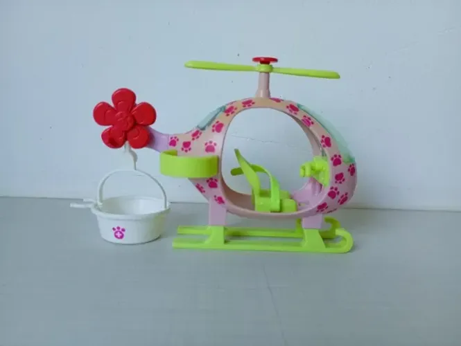 Helicóptero do Hospital Veterinário da Polly Pocket Anos 2000