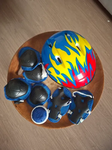 Kit proteção infantil patins bike