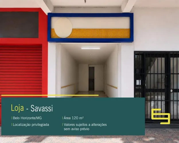 Loja para alugar na Savassi em Belo Horizonte/MG