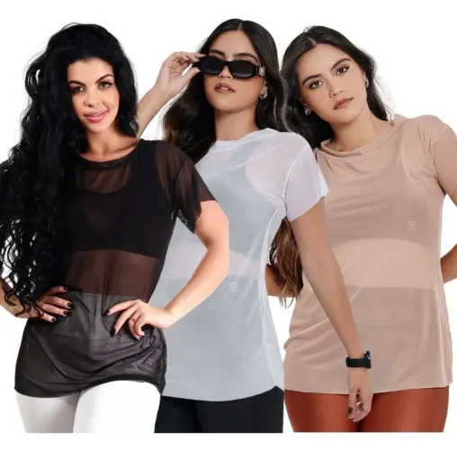 Blusa transparente 