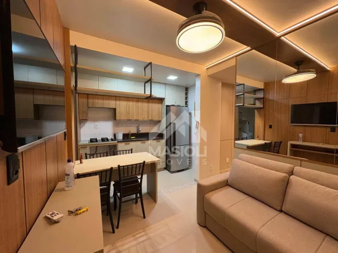 Apartamento com 2 dormitórios para alugar, 58 m² por R$ 4.700,00/mês - Praia da Costa - Vi
