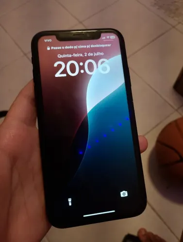 iPhone XR preto de 128 gb