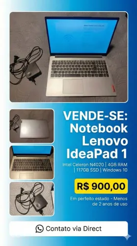 Vende-se notebook Lenovo