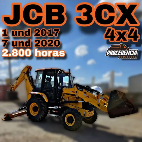 Retro Escavadeira JCB
