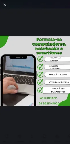 Formatação e Manutenção de Computadores, Notebooks e Smartphones