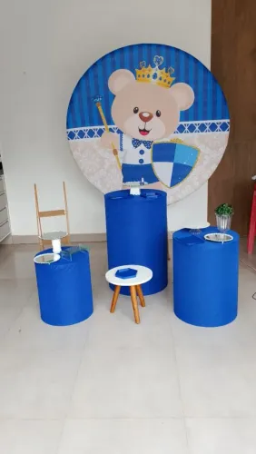 Alugo Kit pegue monte chá de bebê azul